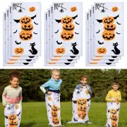 12 Pack Halloween Potato Sack Race Bags Kids Halloween Outdoor Games for Adul...