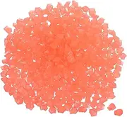 uxcell 800pcs Glow Rocks 8-10mm Glow Pebbles Decoration in The Dark Luminous Stones Decor DIY Decorative Orange for Garden, Potted Plant, Fish Tank