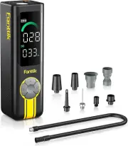 X10 Cross Tire Inflator Portable Air Compressor Pump – Fast Inflate/Deflate, 12V