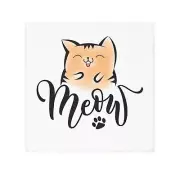 Cute Cat Meow Face Towel - Perfect Gift for Cat Lovers
