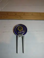 Kapolei Club Golf Divot Tool & 1" Ball Marker - Magnetic