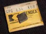 5 Pack Kennametal Kendex Carbide Insert CPG 634 K68
