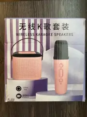 Wireless Bluetooth Karaoke Speaker and 2 Microphones Set NEW