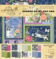 Graphic45 SPRING IS IN THE AIR 12x12 PAPER PACK scrapbooking 16 SHEETS