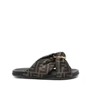 [Fendi] Fendi FF Satin Slides