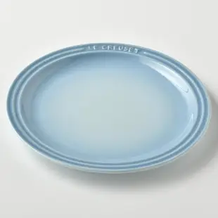 【Le Creuset】陶瓷餐盤 點心盤 盛菜盤 23cm 海岸藍 2入