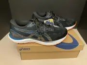New! Mens ASICS Gel-Cumulus 23 Black/Reborn Blue Running Shoes. Size 9. Nice!!!