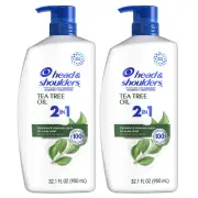 2 in 1 Dandruff Shampoo and Conditioner, Anti-Dandruff Treatment, Tea Tree Oi...