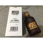 DSQUARED2 WOOD 天性男性淡香水TESTER 100ML