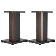 1 Pair Wood Grain Speaker Stands 15.7" Satellite Speaker Stand Hollowed Stands