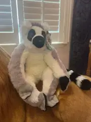 Wild Republic Ring Tailed Lemur Plush 11 Inch Stuffed Animal Toy