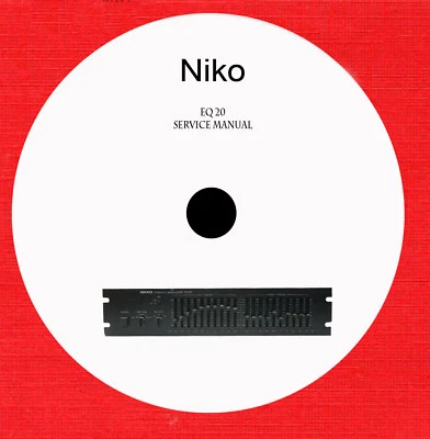 Service manual for Nikko audio cassette equalizer on 1 cd in pdf format