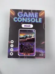 NEW R36S Retro Handheld Video Game Consolore Linux System 3.5" 64G Purple Sealed