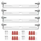 4 Set 105mm (4.13") Universal Light Fixture Mounting Bracket Kit with Screw