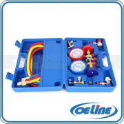 A/C Manifold Gauge Set for R134a, R-404A, R-12, R-22 Common Cool Gas Meter
