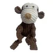 Paw Play 30cm Monkey Pet Chew Toy Plush w/ Squeaker