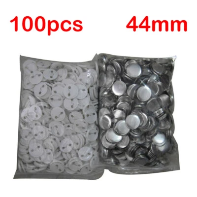 100Pcs 1-3/4" 44mm for Badge Maker Machine Pin Badge Button Supplies DIY Gift