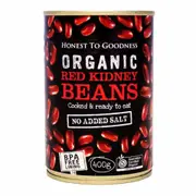 Organic Honest to Goodness Red Kidney Beans (Cooked) 400g - Fresh, healthy organic delivery | Doorstep Organics