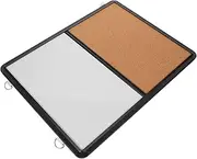 STOBOK Cork Board for Office Pin Board Decorative Message Board Notice Board for Home Classroom Memo Board White