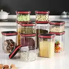 Jar Food Storage Container Stackable Food Storage Container with for Freshness