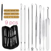 Blackhead Remover Pimple Tool Kit Acne Comedone Extractor Tweezer Tools
