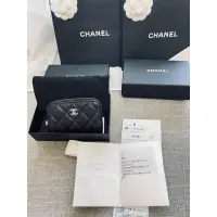 在飛比找蝦皮購物優惠-保證正品 全新 現貨 Chanel 香奈兒 ㄇ字拉鏈 零錢包