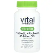 Vital Nutrients, Hyperbiotics®, Prebiotic + Probiotic, 60 Vegan Capsules