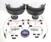 FORD F350 4X4 81-89 BRAKE OVERHAUL KIT SINGLE REAR WHEEL SHOES CYLINDERS SPRINGS
