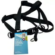Vibrant Life Step-In Dog Harness Black Size Medium New 14-20" Girth 20-50 lbs.