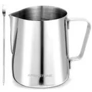 Apexstone 12 oz Espresso Steaming Pitcher, Espresso Milk Frothing Pitcher 12 oz,