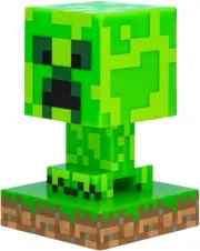 Minecraft Creeper Light, 3D Lamp - Officially Licensed Night Light - 12 Cm Tall,