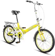 Folding Bicycle, Great for City Riding and Commuting, Lightweight Aluminum Frame Bicycle 20/26'' Bike for Adult Light and Quick Release Handlebar Seat,26inches