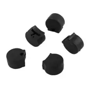 5x Rubber Clarinet Thumb Finger Rest Cushion Protector Black