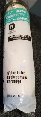 Pentair OMNIFilter RS1 R Rust Standard Pleated Sediment Water Filter New U22 R12