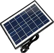 Solar Phone Charger - Solar Panel Kit | Waterproof Solar Panel | 6W Solar Panel Kit, Solar Battery Charger | Flexible Solar Panel, Solar Phone Charger Bank for Tent, Branch, Roof, Balcony, Windo