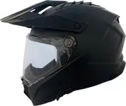 Apex AT300 Solid, adventure helmet , color: Matt-Black , size: M