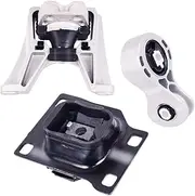 Engine Mount Motor 3 PCS Compatible with Fits 2008 2009 2010 2011 Ford Focus 2.0L A5322 A2986 A5495