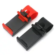 Universal Stand Car Steering Wheel Clip Mount Holder For Mobile Phone Gps Accessories Black Mounts & Holders
