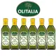 【Olitalia 奧利塔】超值純橄欖油禮盒組(500ml x 6瓶)(過年/禮盒/送禮)
