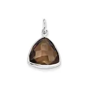 Sterling Silver Smoky Quartz Pendant