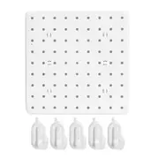 Pegboard Panel Wall Mount Wall Storage Organizer Peg Board