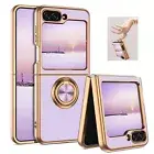 For Samsung Galaxy Z Flip3 Flip4 Flip5 Case Heavy Duty Shockproof Cover & Ring