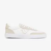 Baseline Leather White/Taupe