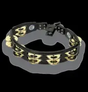 LP Cyclops Brass Black Mount Tambourine