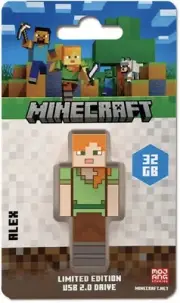 32GB Verbatim Minecraft USB 2.0 Flash Drive Alex Limited Edition