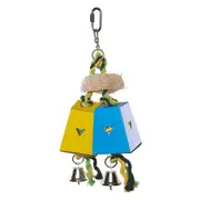 Kazoo Bird Toy Twin Parallel Cardboard Foraging Box