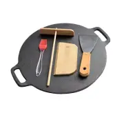 Cast Iron Pancake Pan Healthy Iron Frying Pan Uncoated Pan Egg Pancake Tool Sets