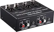 zolyet Compact Hum Eliminator Box 4 Channel Passive Buzz Destroyer Noise C ler Black