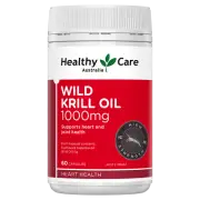 NEW Healthy Care Wild Krill Oil 1000mg 60 Capsules HealthyCare Astaxanthin