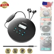 Versatile Audiophile CD Player: Bluetooth & AUX with LCD Screen for Ease of Use